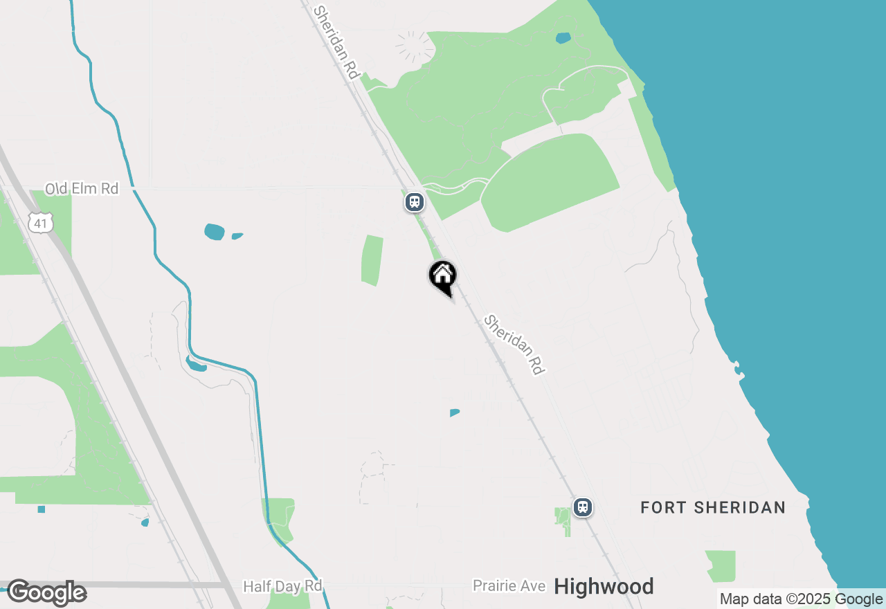 Map of 3316 Western Avenue, Highland Park, IL 60035