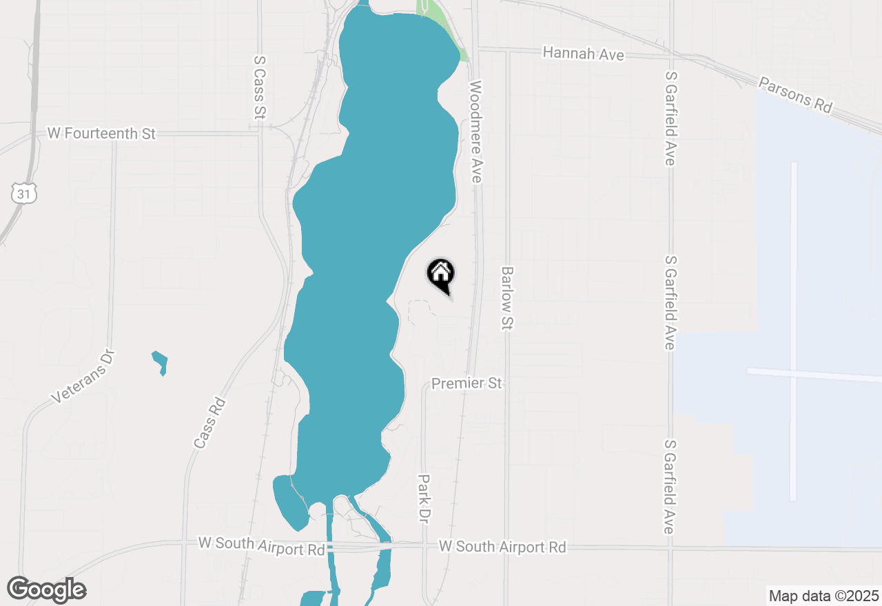 Map of 1554 Simsbury Street, Traverse City, MI 49686