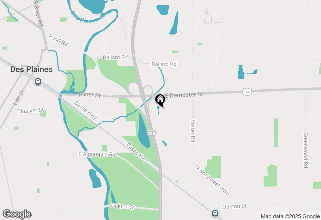 Map of (Address confidential), Park Ridge, Illinois 60068