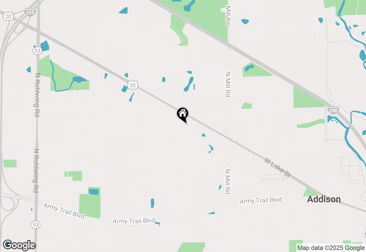 Map of 717 N 5th Avenue #303, Addison, IL 60101