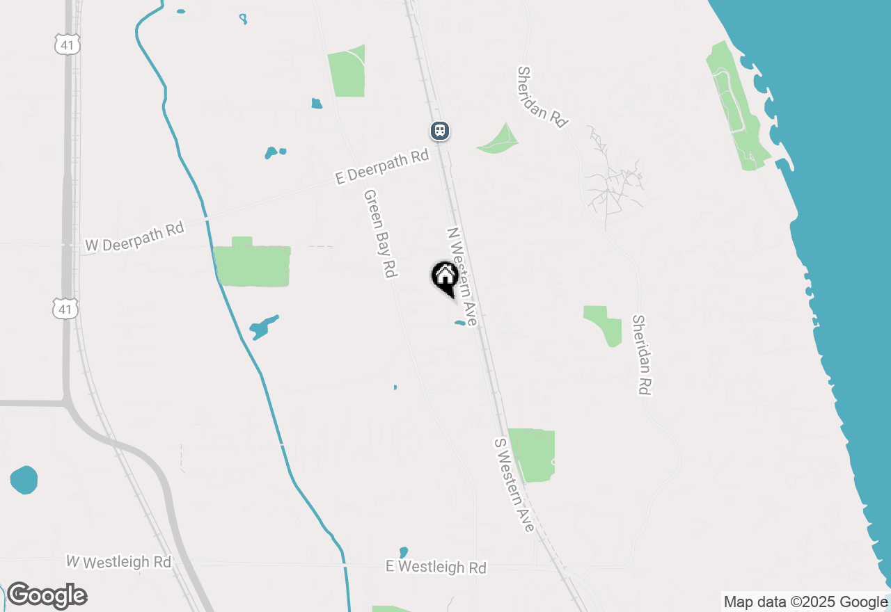 Map of 209 N Green Bay Road, Lake Forest, IL 60045