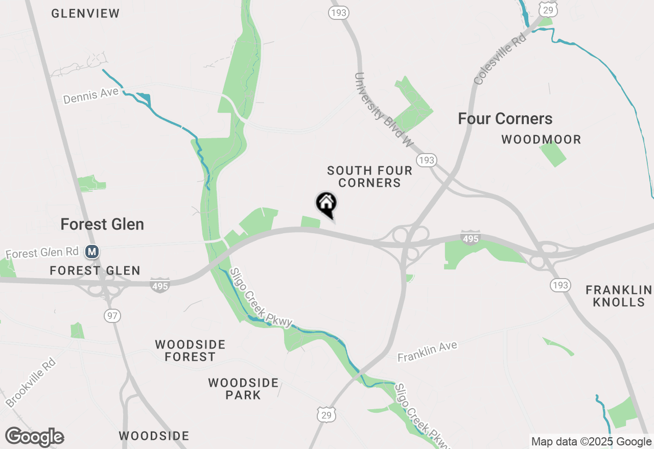 Map of 812 Forest Glen Road, Silver Spring, MD 20901