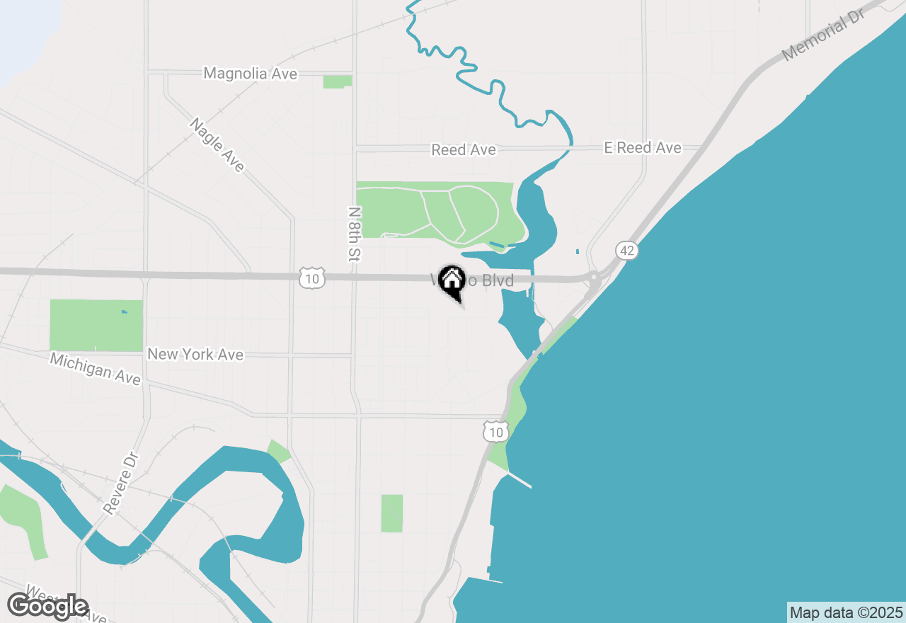 Map of 318 Fenway Ter, Manitowoc, WI 54220