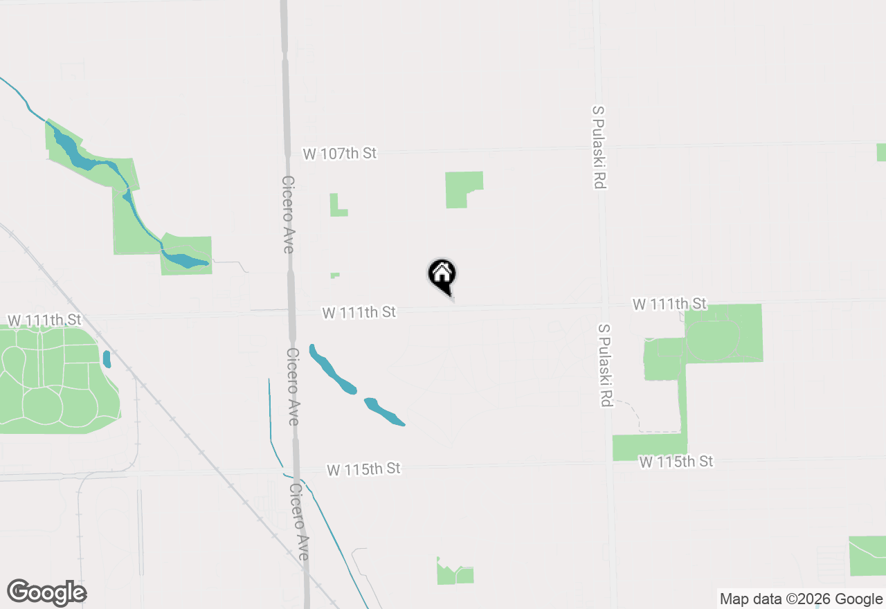 Map of 4410 W 111th Street #302, Oak Lawn, IL 60453