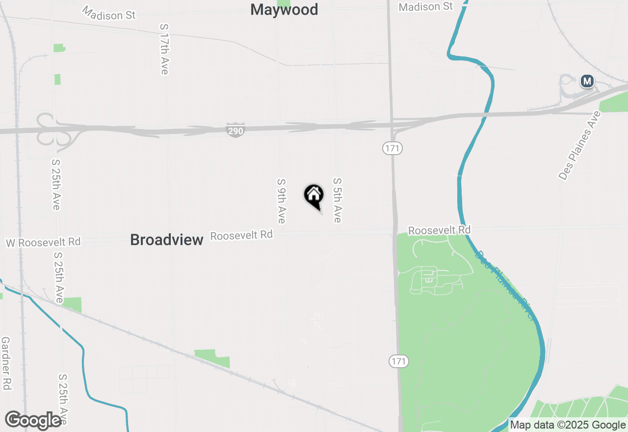 Map of 2115 S 7th Avenue, Maywood, IL 60153