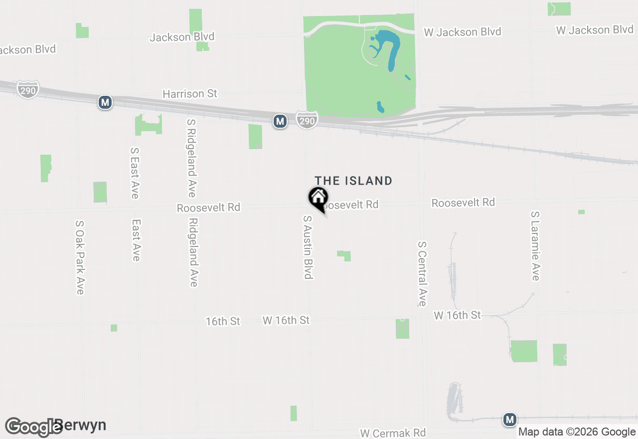 Map of 1220 S 59th Court, Cicero, IL 60804