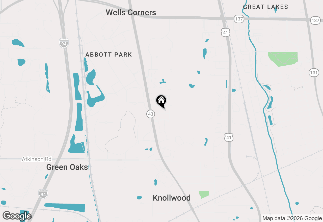 Map of 103 Meadowbrook Lane, Lake Bluff, IL 60044