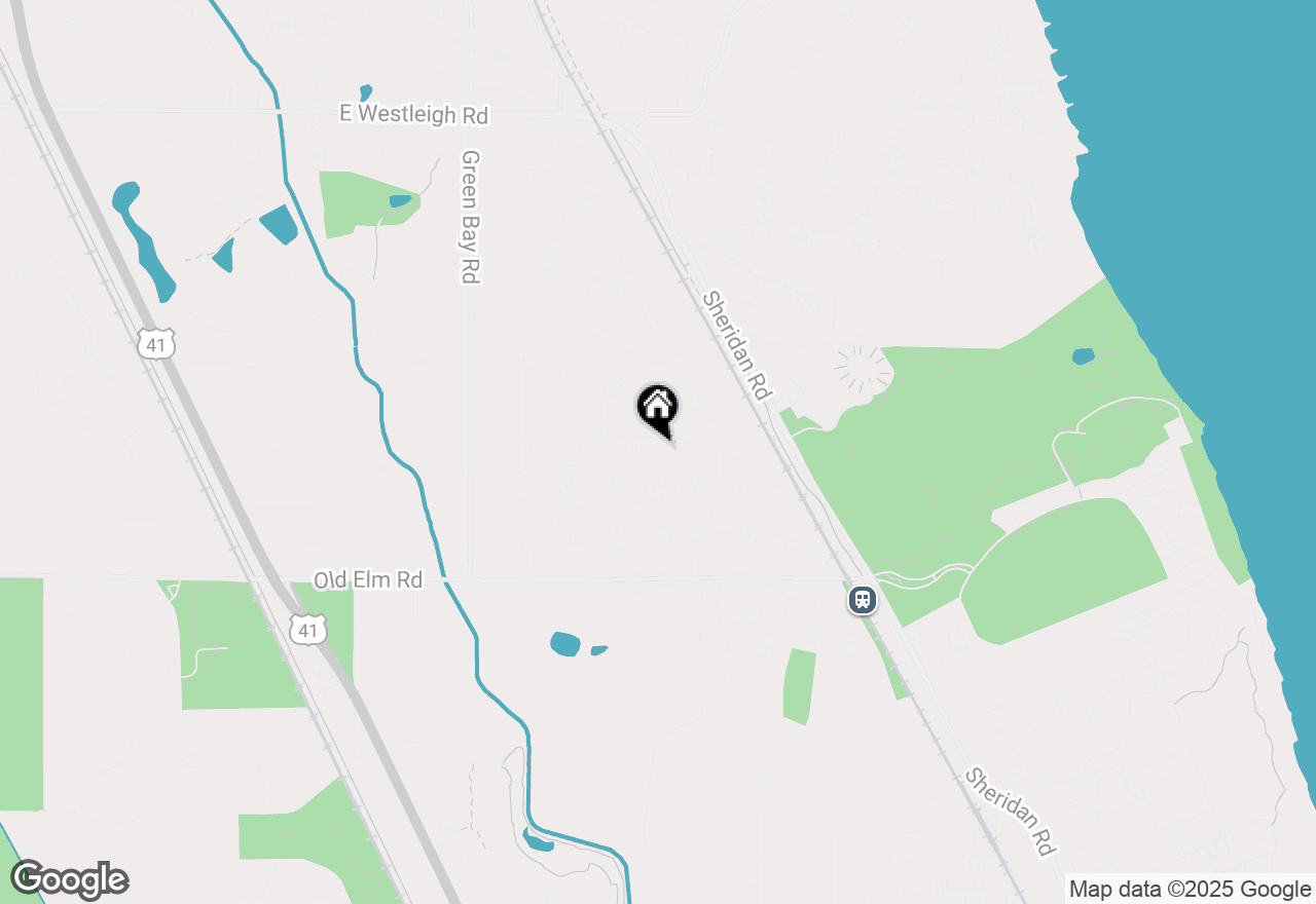 Map of 715 Linden Avenue, Lake Forest, IL 60045