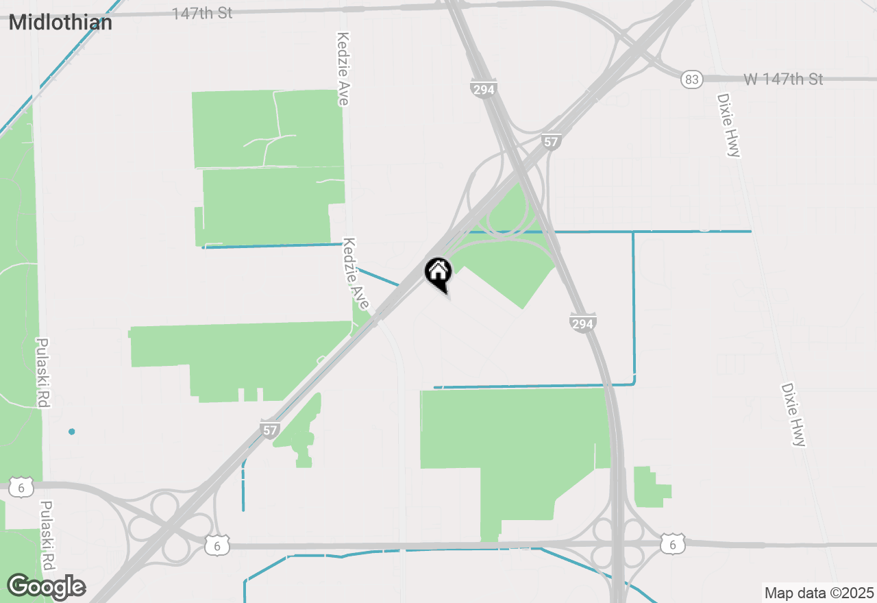 Map of 15241 Troy Avenue, Markham, IL 60428