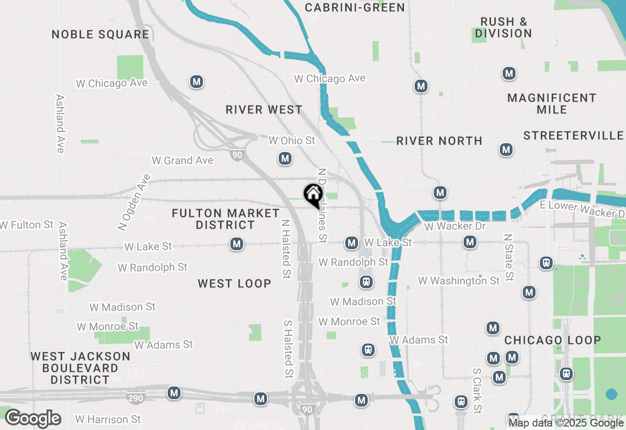 Map of 650 W Wayman Street #506C, Chicago, IL 60661