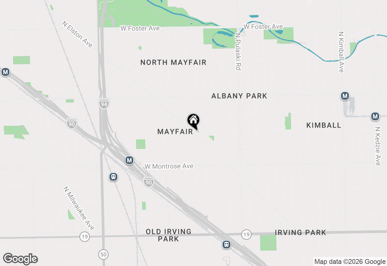 Map of 4585 N Elston Avenue #110, Chicago, IL 60630