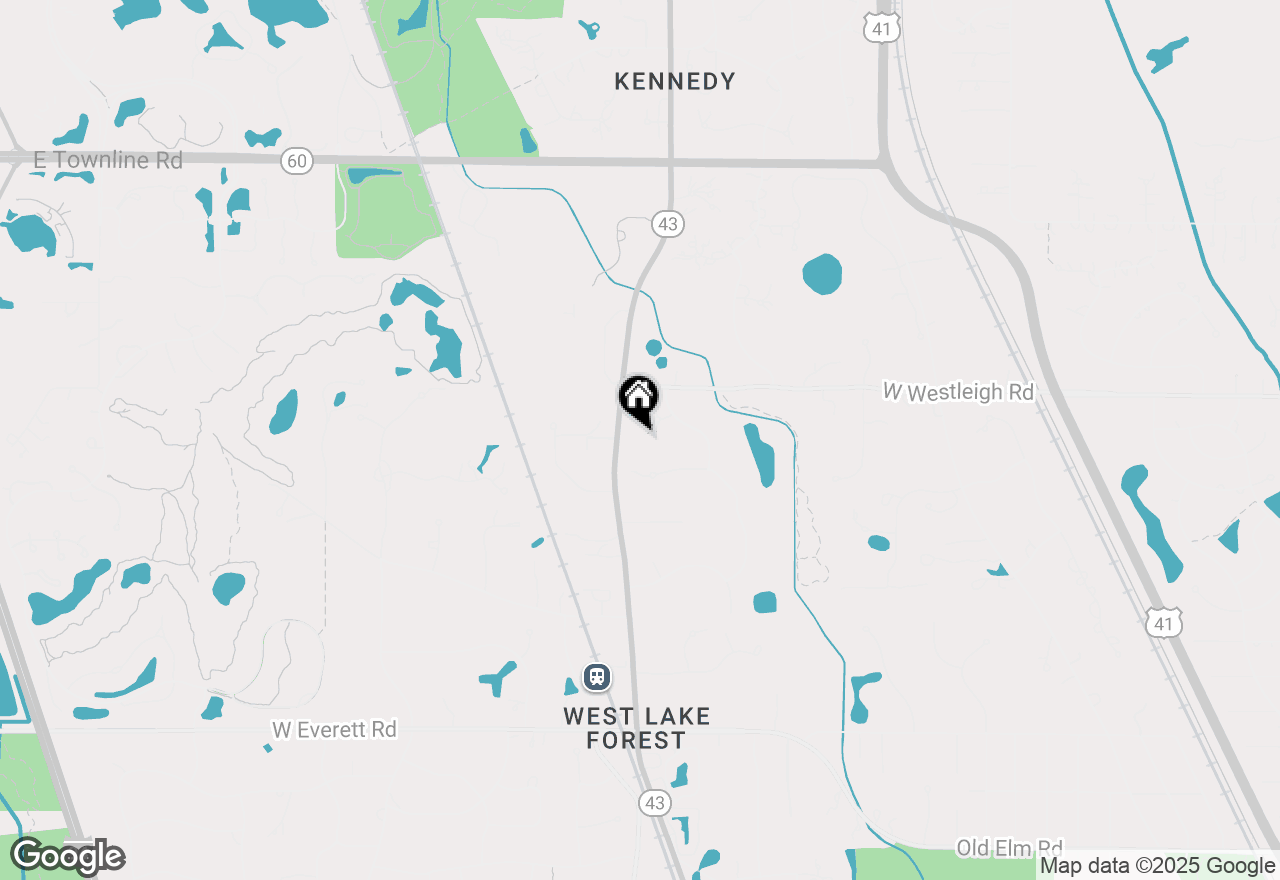 Map of 1031 Barrys Court, Lake Forest, IL 60045