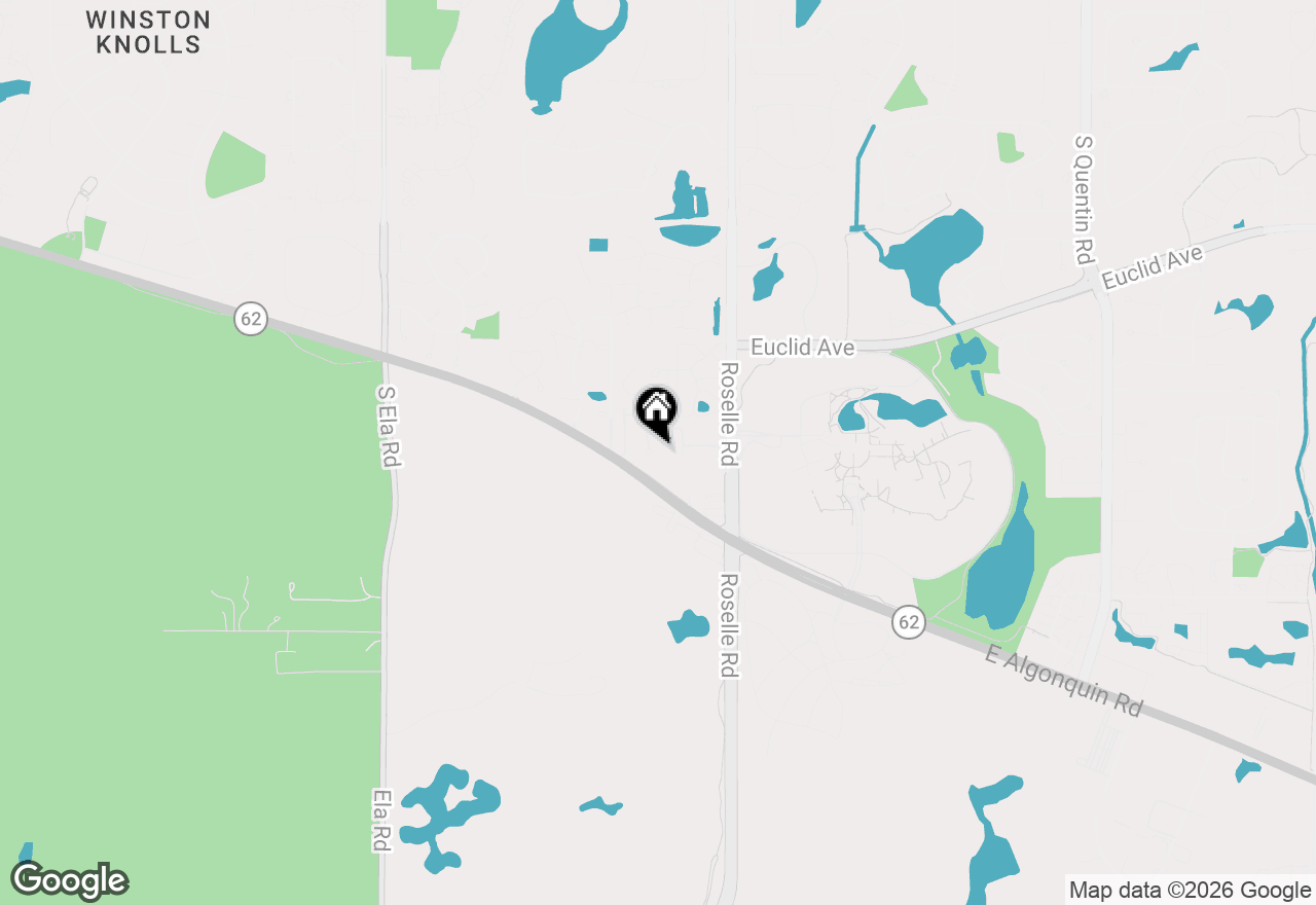 Map of 1591 S Paul Le Comte Court, Palatine, IL 60067