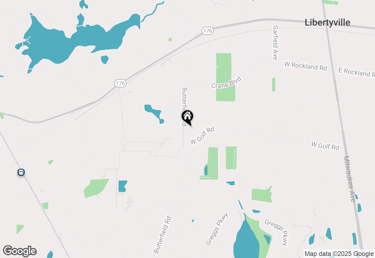 Map of 813 Bedford Lane, Libertyville, IL 60048