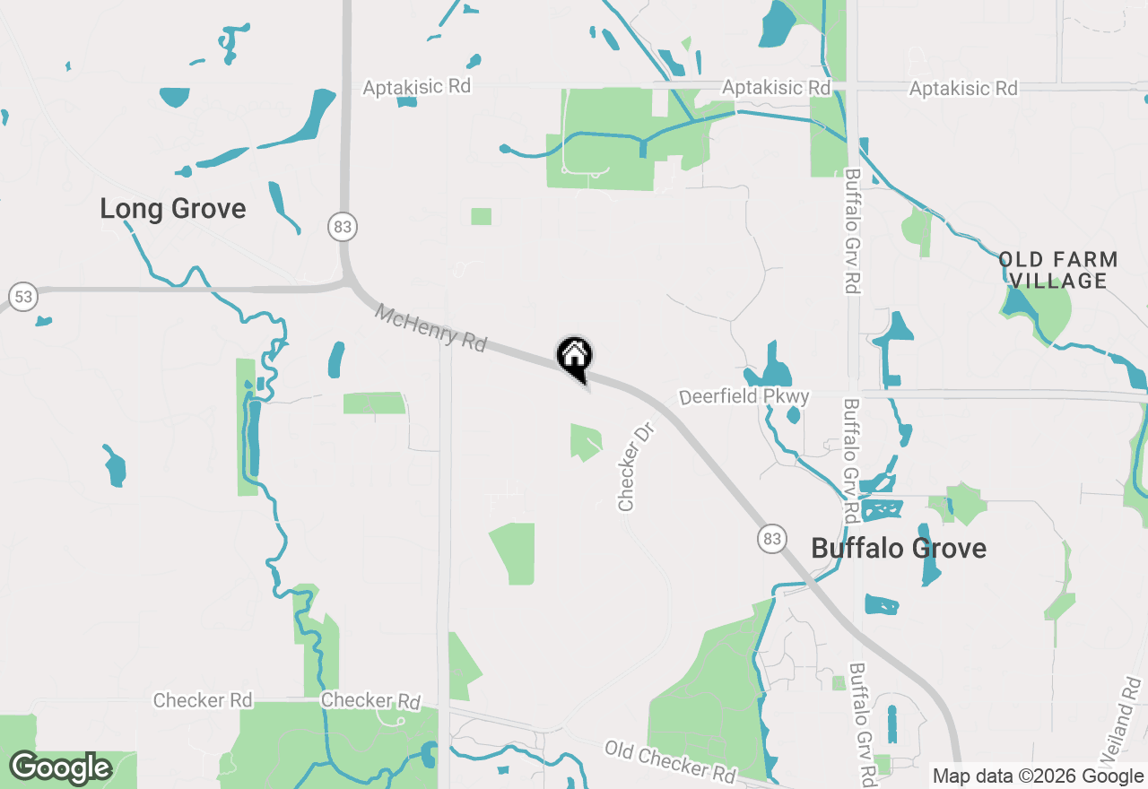 Map of 950 Belmar Lane, Buffalo Grove, IL 60089