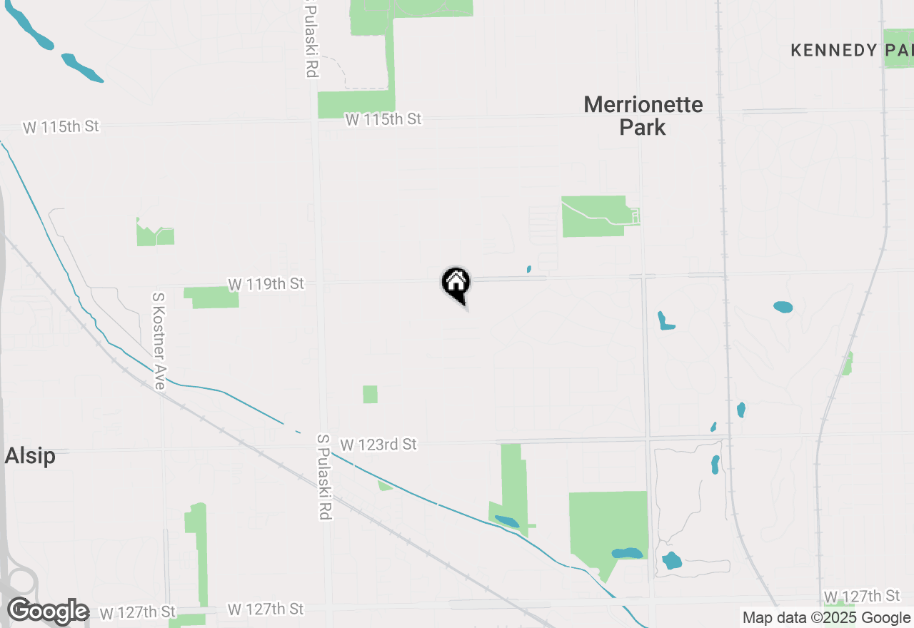 Map of 11957 S Lawndale Avenue #5B3, Alsip, IL 60803