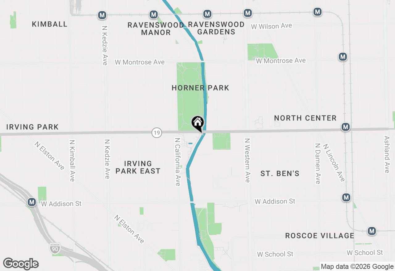 Map of 3951 N Washtenaw Avenue, Chicago, IL 60618