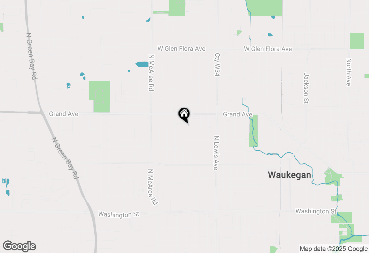 Map of 615 Tiffany Drive, Waukegan, IL 60085