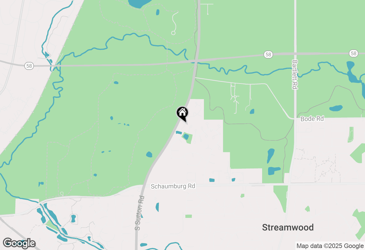 Map of 633 Ascot Lane, Streamwood, IL 60107