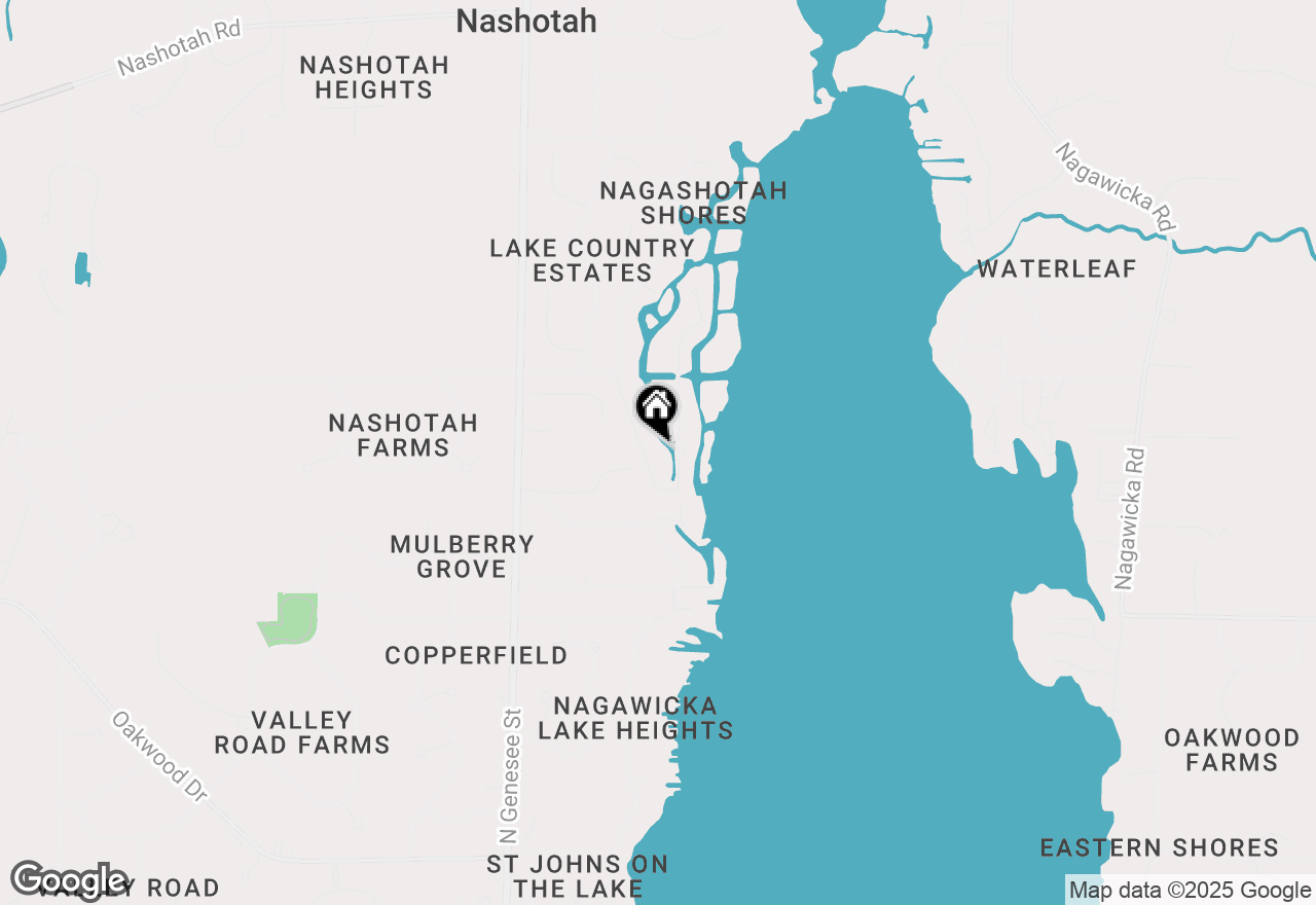 Map of 2718 Nagawicka Ave, Delafield, WI 53018