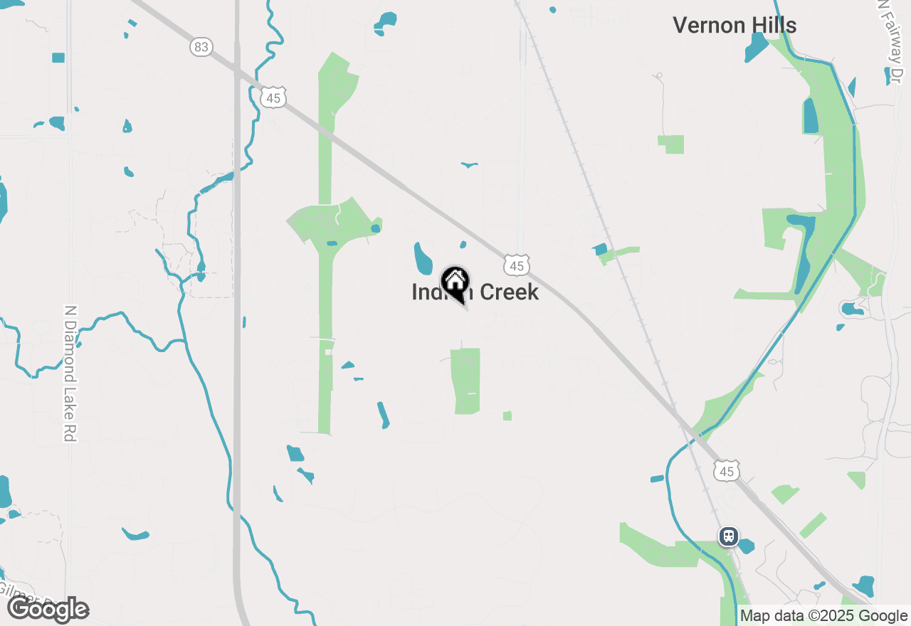 Map of 35 Charles Court, Vernon Hills, IL 60061