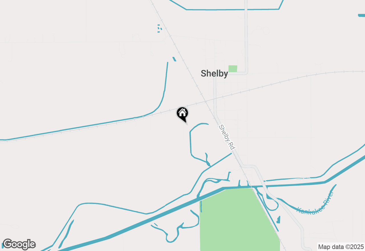 Map of 1609 Isaac Walton Road, Shelby, IN 46377