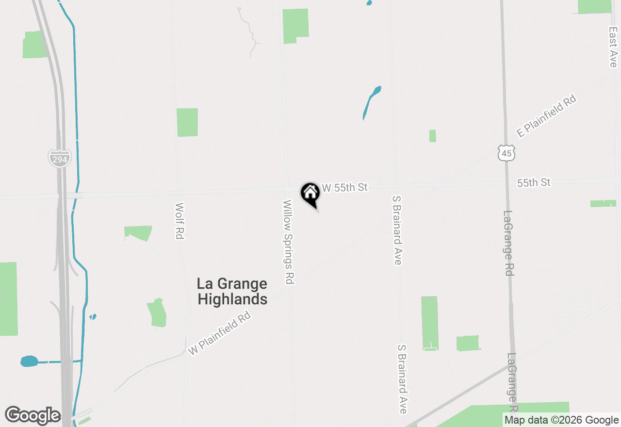 Map of 5547 S Peck Avenue, Countryside, IL 60525