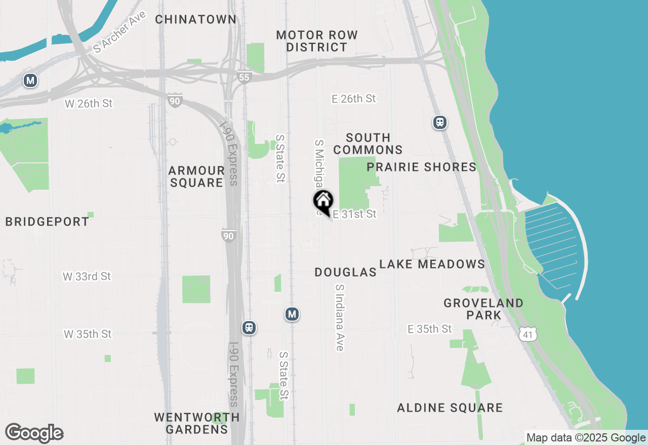 Map of 3115 S Michigan Avenue #301, Chicago, IL 60616