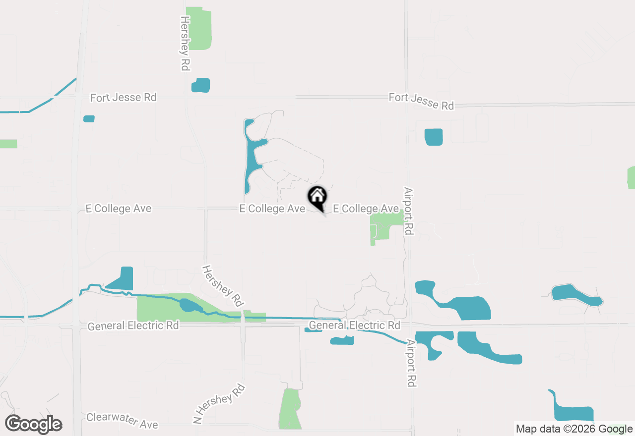 Map of 2704 Vrooman Court, Bloomington, IL 61704