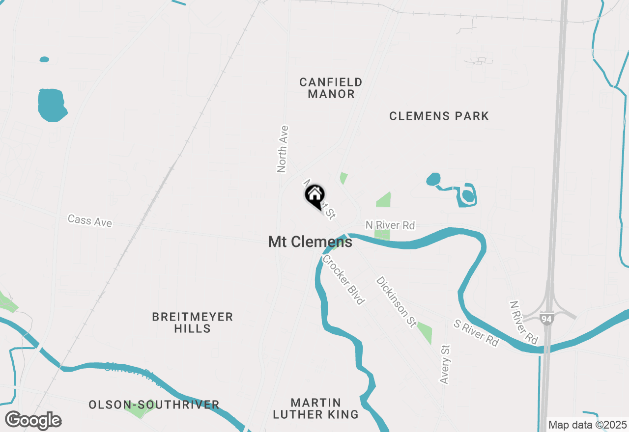 Map of 40 New Street #C, 2ND FLOOR, Mt Clemens, MI 48043
