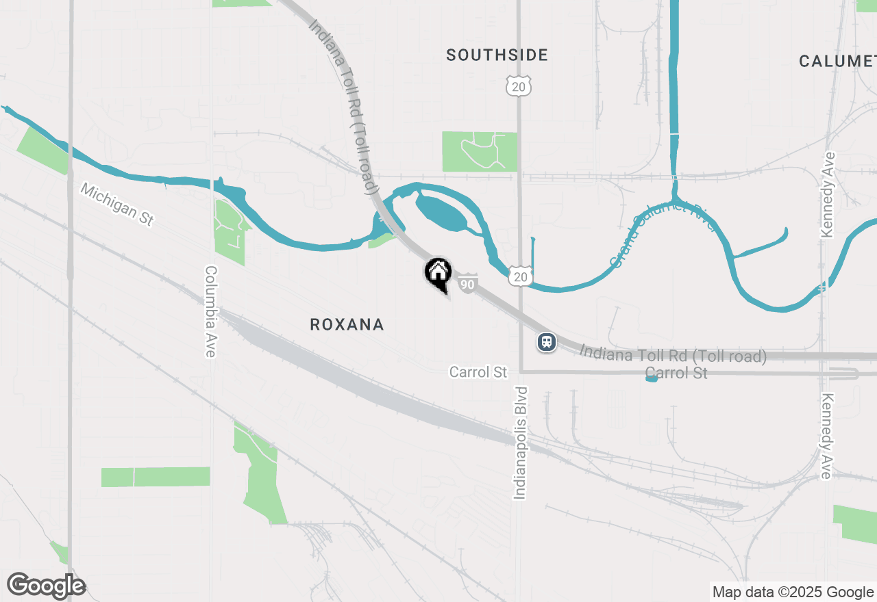 Map of 5522 Homerlee Avenue, East Chicago, IN 46312