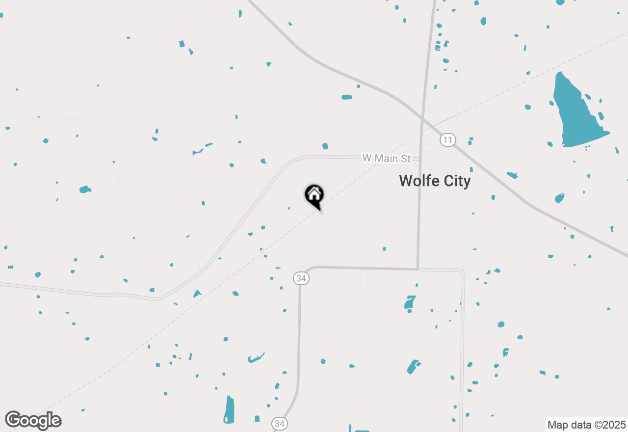 Map of 0000 Hanna Street, Wolfe City, TX 75496