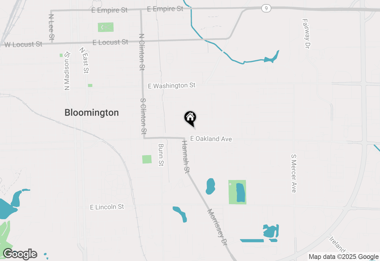 Map of 506 Denver Street, Bloomington, IL 61701