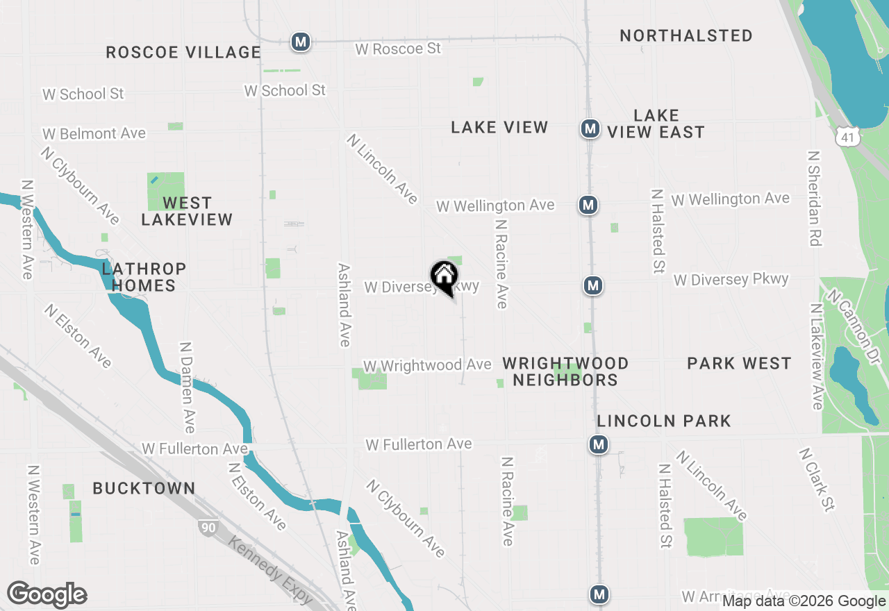 Map of 2750 N Wayne #J, Chicago, IL 60614