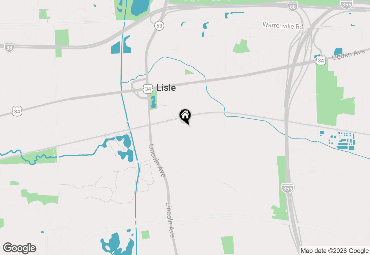Map of 4907 Center Avenue, Lisle, IL 60532