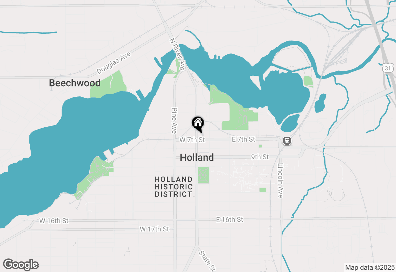 Map of 159 S River Avenue #405, Holland, MI 49423