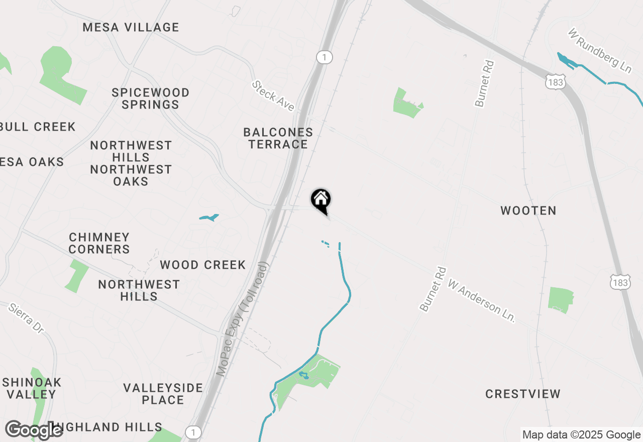 Map of 7801 Shoal Creek Blvd #133, Austin, TX 78757