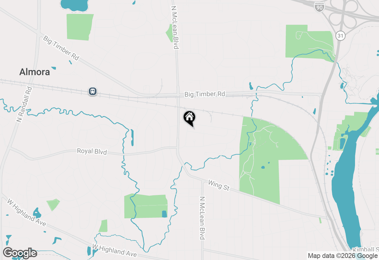Map of 1450 Getzelman Drive #2E, Elgin, IL 60123