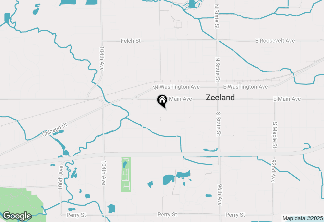 Map of 411 W Central Avenue, Zeeland, MI 49464