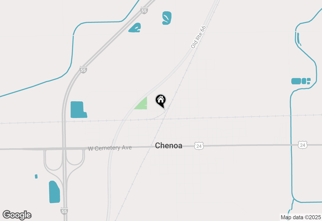 Map of 310 Commercial Street, Chenoa, IL 61726