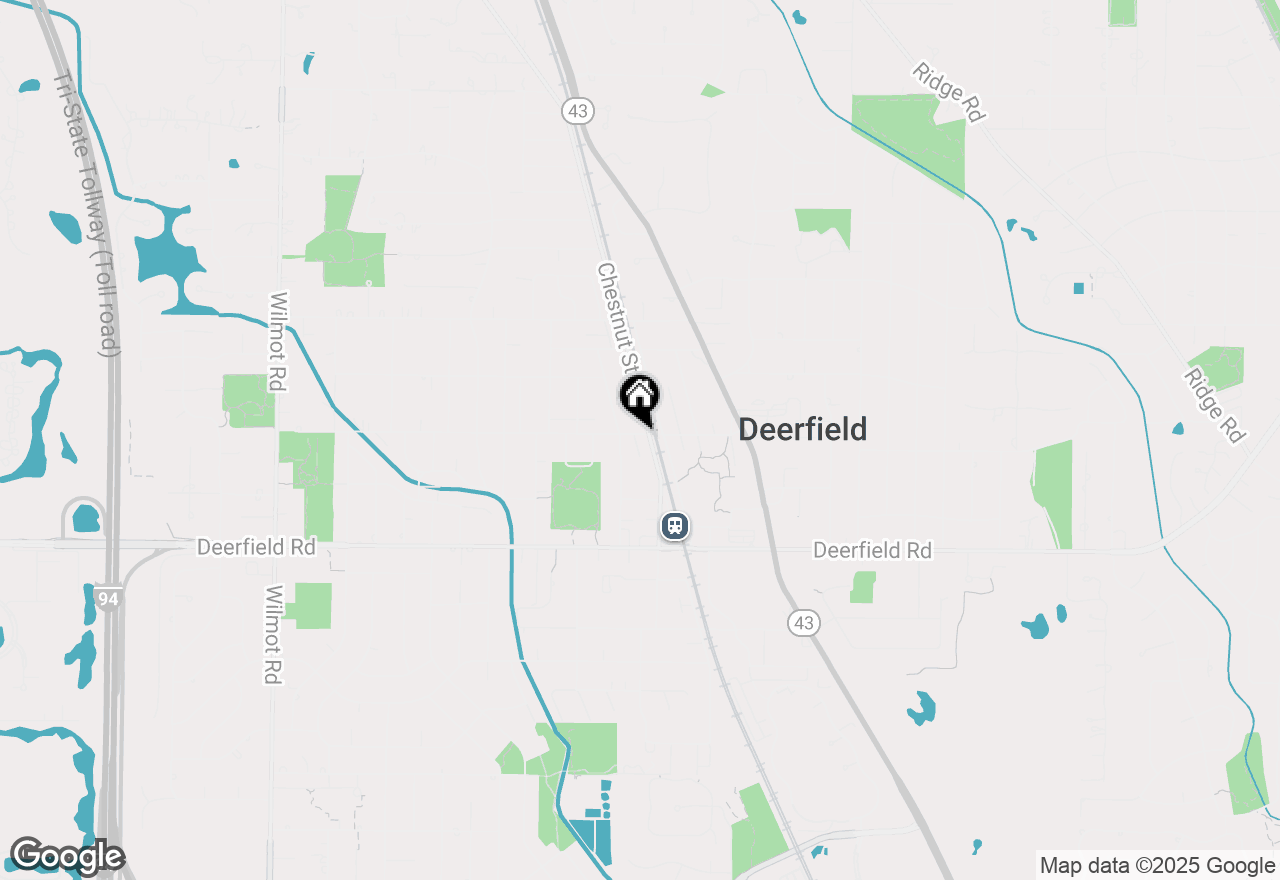 Map of 970 Chestnut Street, Deerfield, IL 60015