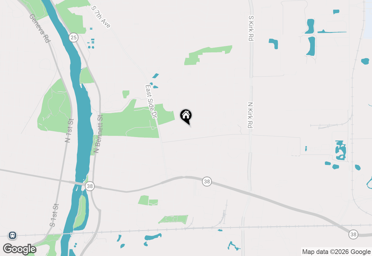 Map of 916 Britta Lane, Geneva, IL 60134