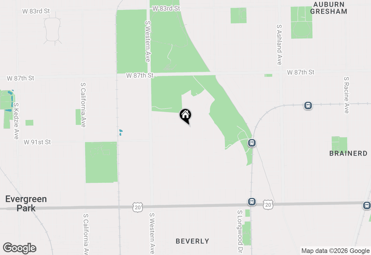 Map of 9011 S Leavitt Street, Chicago, IL 60643