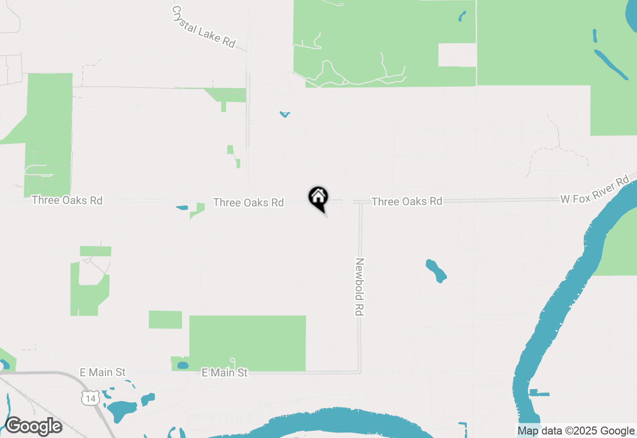 Map of 925 Lyons Ridge Drive, Cary, IL 60013