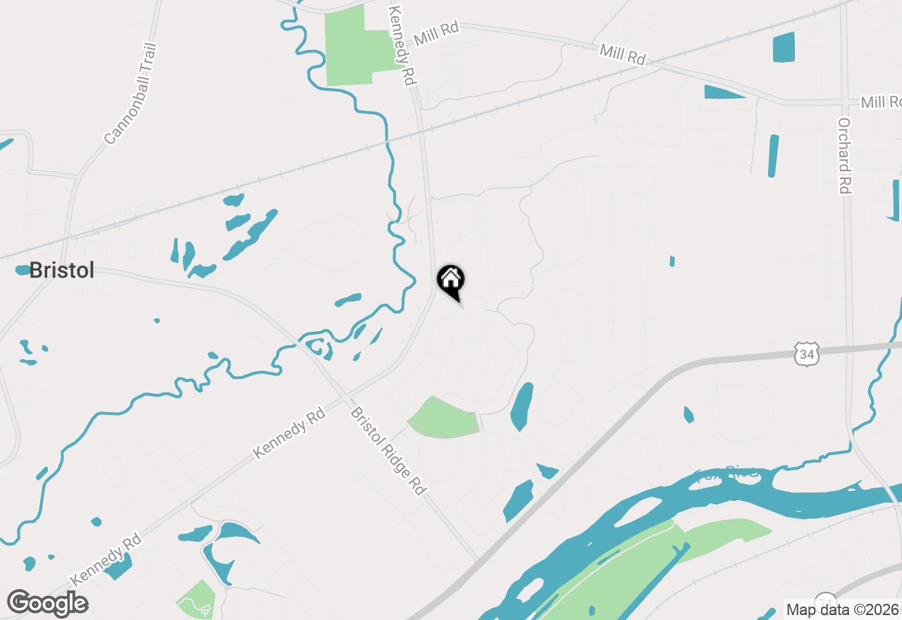 Map of 2951 Old Glory Drive, Yorkville, IL 60560