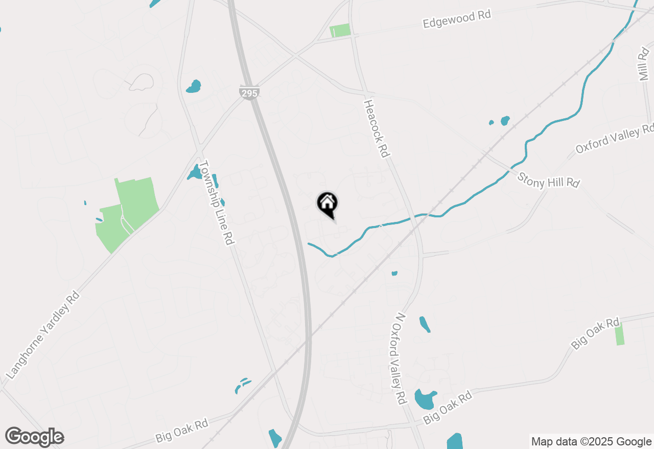 Map of 3208 Danbury Court, Yardley, PA 19067