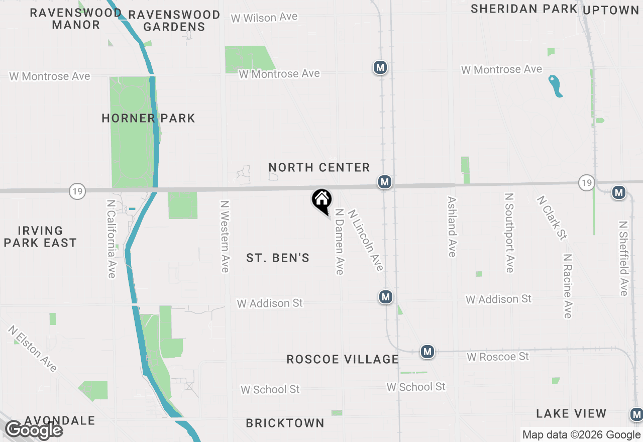 Map of 3852 N Seeley Avenue, Chicago, IL 60618