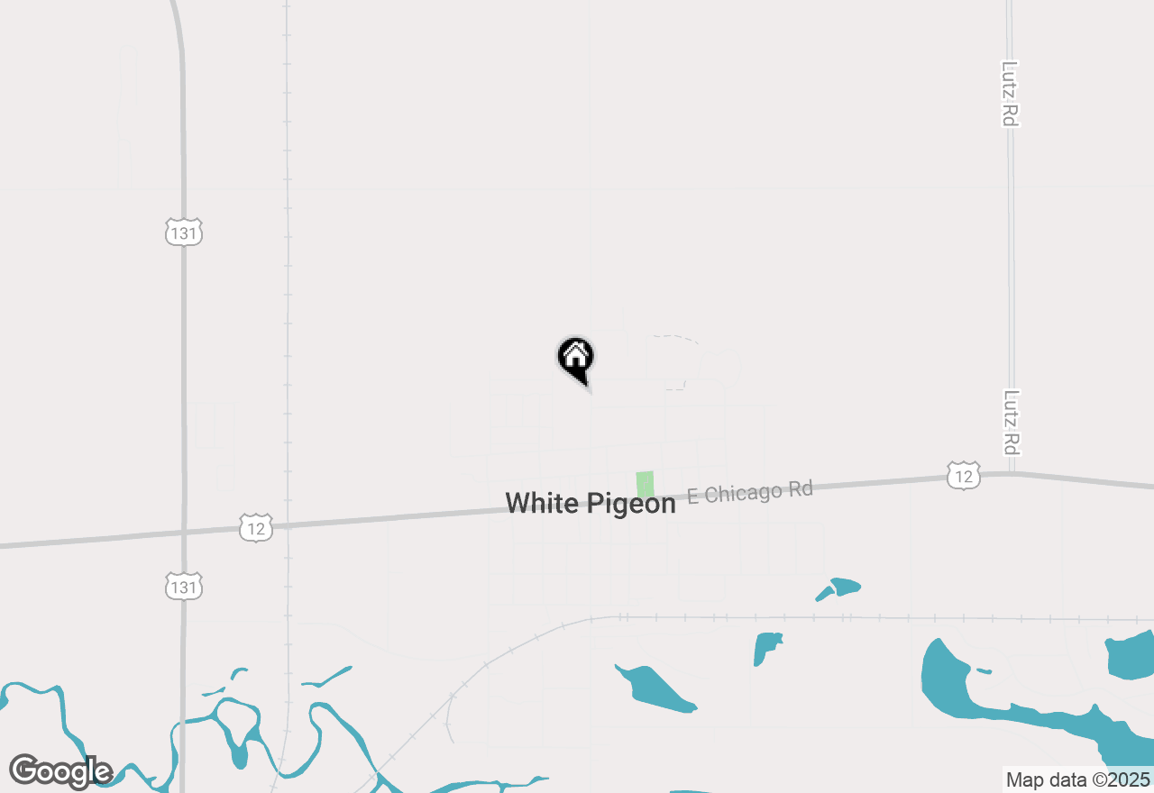 Map of 323 N Kalamazoo Street, White Pigeon, MI 49099