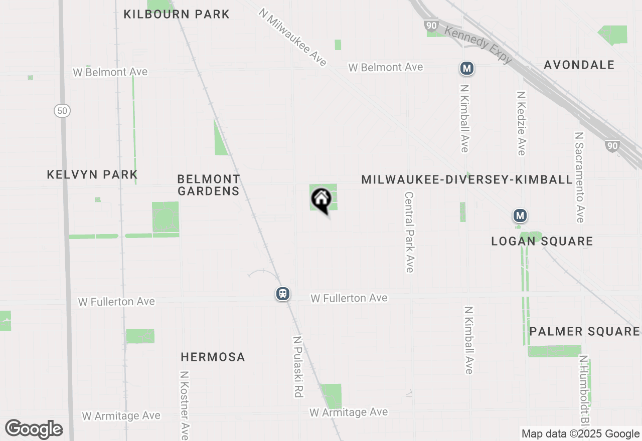 Map of 2640 N Springfield Avenue, Chicago, IL 60647