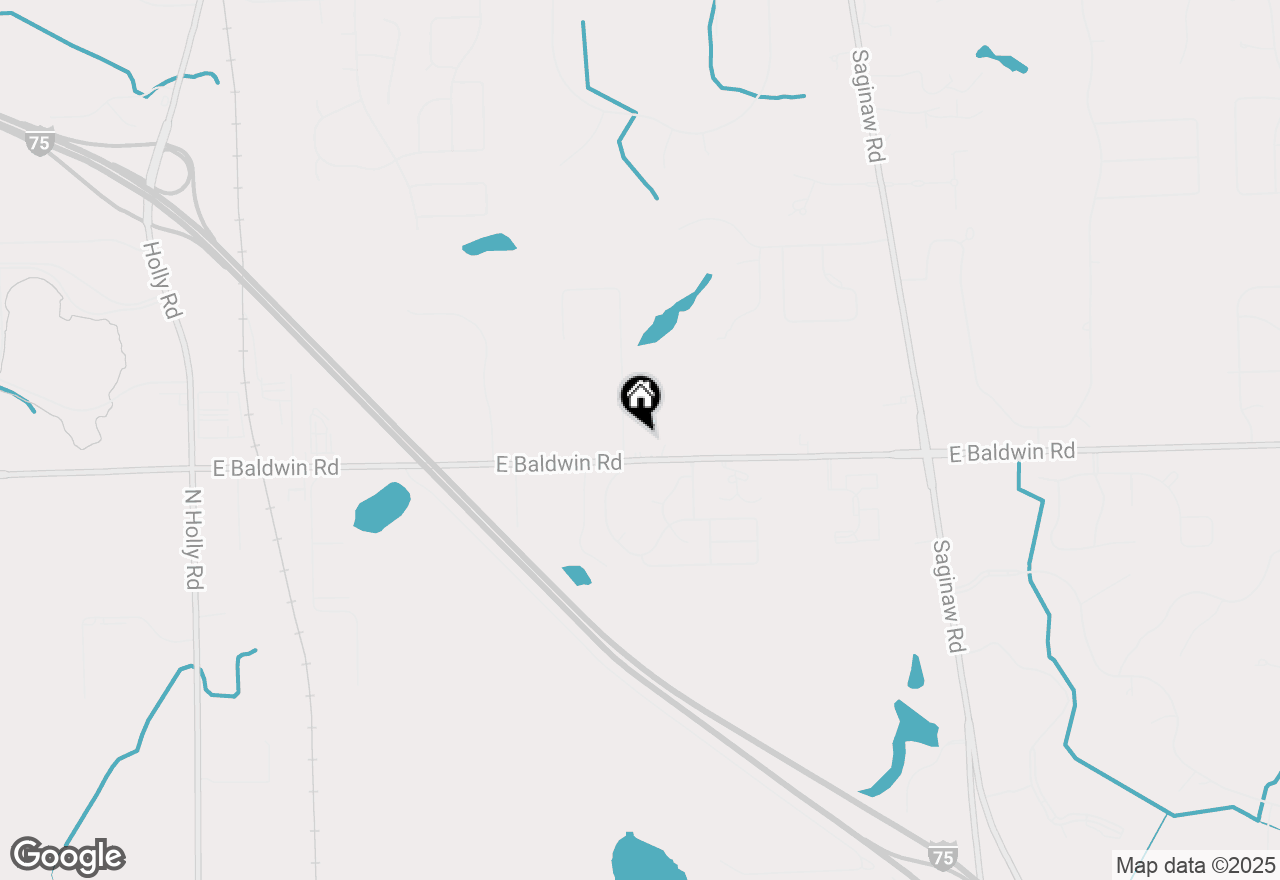 Map of 9353 Ruby Street, Holly, MI 48442